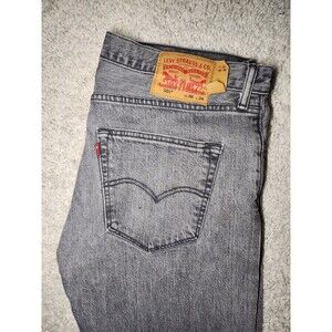 Levi’s 501 Button-Fly Jeans Gray Wash 36x34 Red Blank ® Tab 4416